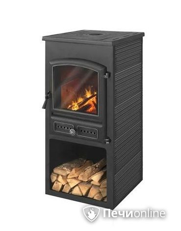 Печь-камин Этна (БКД) с плитой "Антрацит" в Архангельске